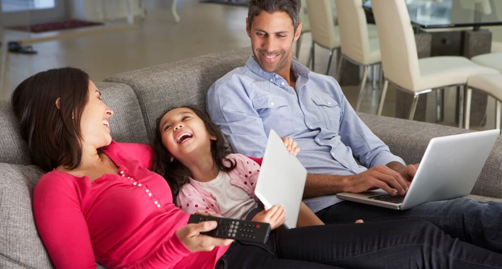 Family TV Internet Streaming