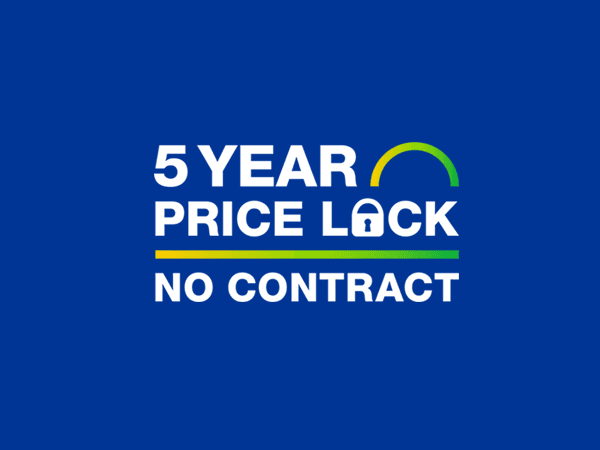 5 year price lock and no contract 5 year price lock and no contract