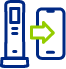 landline to mobile phone icon